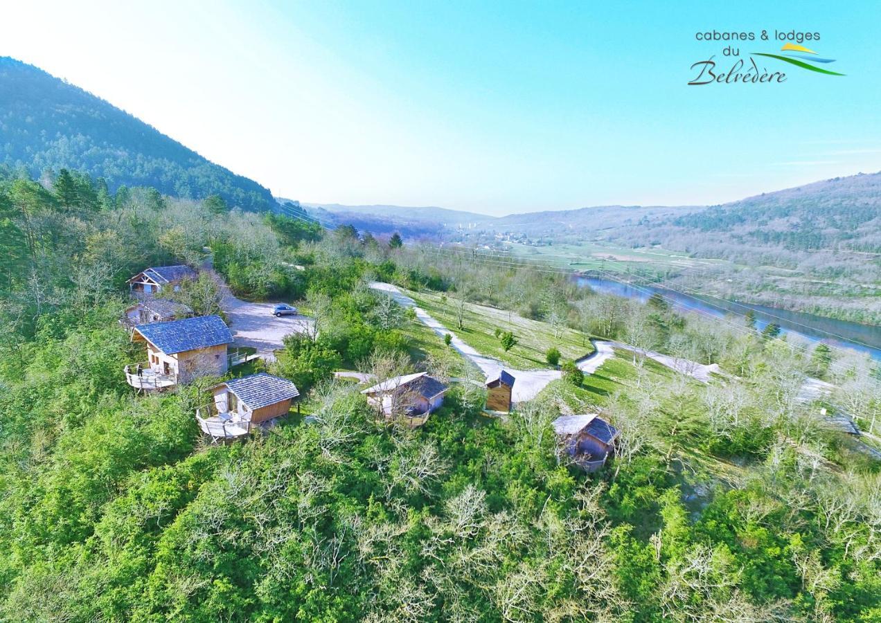 Cabanes Et Lodges Du Belvedere Serrieres-sur-Ain Exterior photo